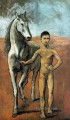 馬を率いる少年 1906年 パブロ・ピカソ